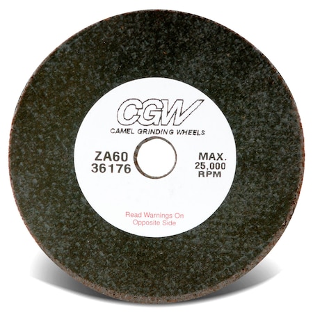 Cgw Abrasives CGW Abrasives Cutoff Wheels 3 x 1/32 x 3/8 for Die Grinder / Mandrel 60 Grit Zirconia 36176